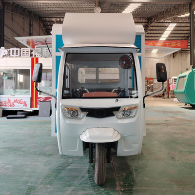 Multifunctional Mobile Electric Fast Food Snack Tricycle Pedicab Three-Wheeler in 2023