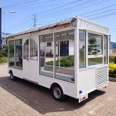 External Wire or Solar Panel Powered Mobile Clothing Shop Trailer for Scarf Bag Shoes