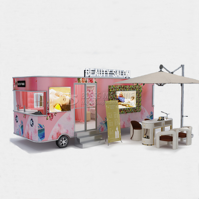 Mobile Salon in Technology with 4 Wheels and L420.00cm*W180.00cm*H230.00cm Dimensions
