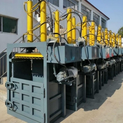 30 KG Pressure 30-100Pa Hydraulic Cardboard Baling Press Machine with Horizontal Design