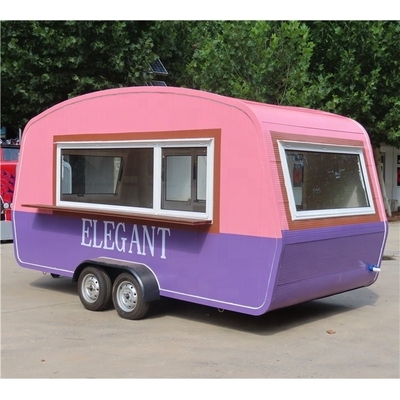 85kms Long Distance Advertising C Ahap Yapboz Mobile Food Cart with Customized Design