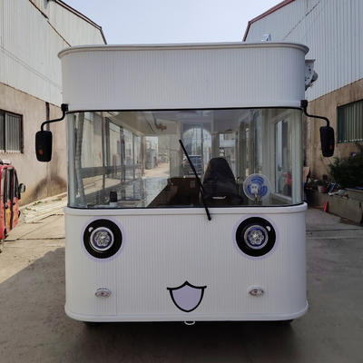 500*180*235cm Electric Mobile Fried Chicken Combo Cart with Coffee and Cola Beverage