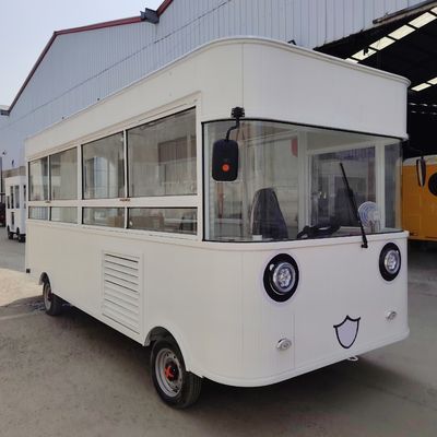 500*180*235cm Electric Mobile Fried Chicken Combo Cart with Coffee and Cola Beverage