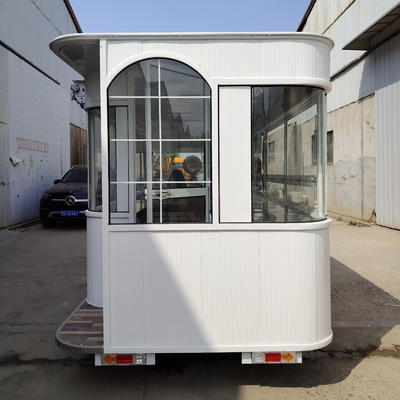 500*180*235cm Electric Mobile Fried Chicken Combo Cart with Coffee and Cola Beverage