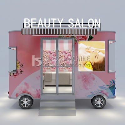 4 Wheels Technology Mobile Beauty Spa Salon Trailer for Dairy Products Long Service Life