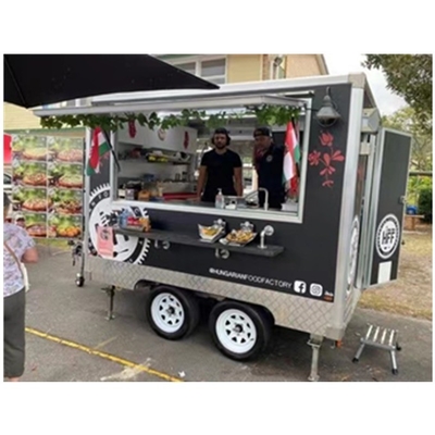 Customizable Food Trailer with Bathroom and Fridge Your Mobile Kitchen on Wheels