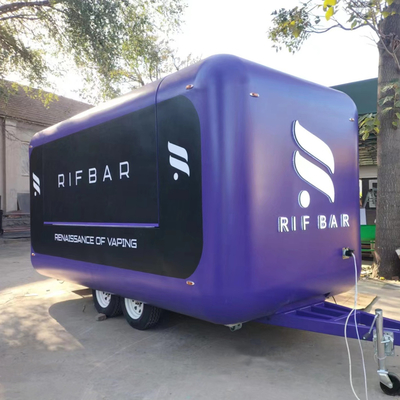 Multi-functional Electric Mobile Snack Trailer Boutique Cart for and Retail Shop Setup