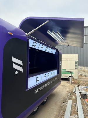 Multi-functional Electric Mobile Snack Trailer Boutique Cart for and Retail Shop Setup