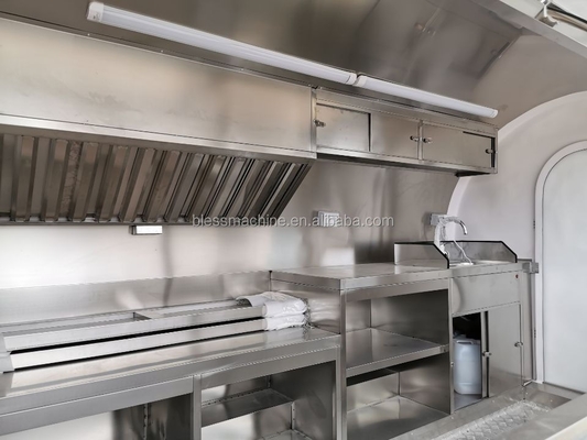 Fast Food Making Bakery Electric Food Truck Machinery Function Display Goods