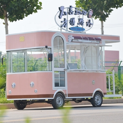 Vegetable Electric Mobile Food Cart/Kiosk/Truck/Ice Cream Cart with Spacious Interior
