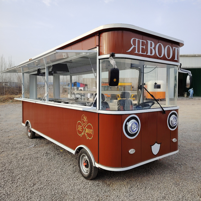 Electric Mobile Fried Chicken Combo with Wheels 4 Road Wheels and Cola Beverage