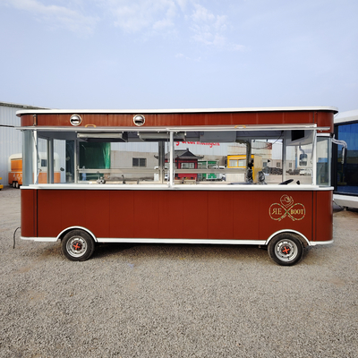Electric Mobile Fried Chicken Combo with Wheels 4 Road Wheels and Cola Beverage