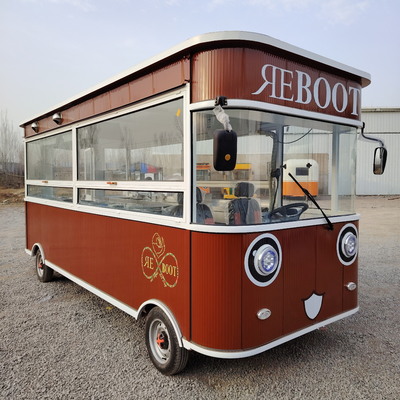 Electric Mobile Fried Chicken Combo with Wheels 4 Road Wheels and Cola Beverage