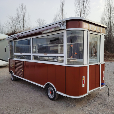 Electric Mobile Fried Chicken Combo with Wheels 4 Road Wheels and Cola Beverage