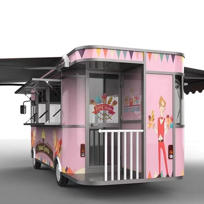 2024 Most Popular Multi-functional Electric Powered Mobile Snack Cart with Customized Size