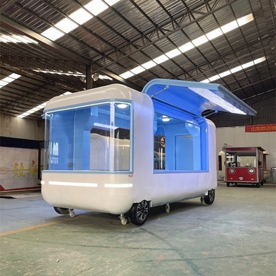 Customize Multi-function Mobile Food Cart for 2023 Fashionable Design 3200*1600*2350mm