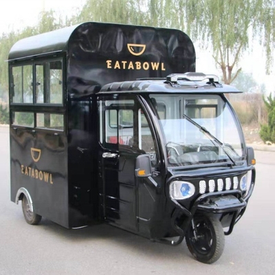 Three-Wheel Dining Cart for Serving Snacks Milk Tea Cold Drinks Fried String and More