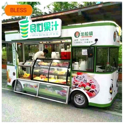 Complete Functions Customised Dining Car for Snacks in Multifunctional Mobile Stall