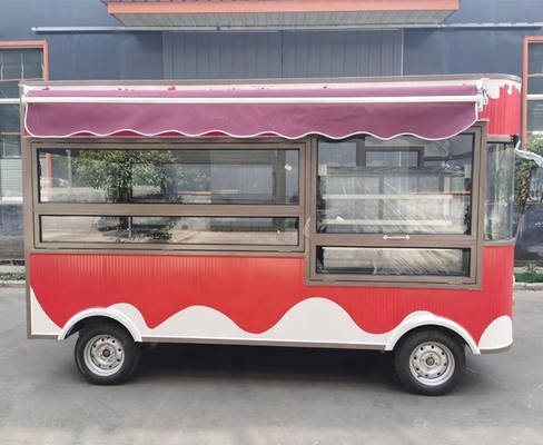 110V/220V Voltage Fast Food Trailer Truck for African Market 3000*2100*2500MM