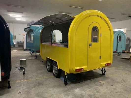 110V/220V/380V Voltage Stainless Steel Small Food Trailer for Fast Food Van at Direct