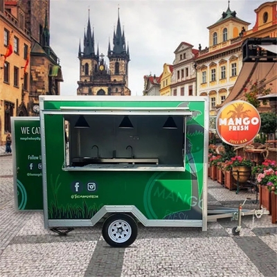 Direct Coffee Hot Dog Burger Mobile Trailer for Shining Fast Food Customizable Standards