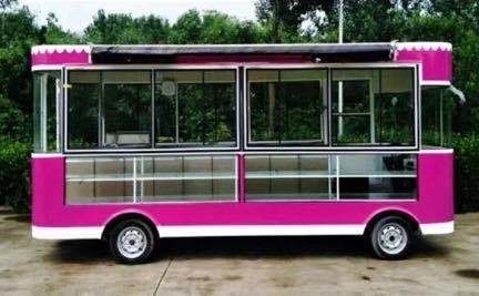First Class Electric Street Ice Cream Catering Cart for Travel Camping and Cold Drink