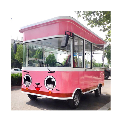 Cute Electric Mobile Pizza Food Truck With Equipment Ideal for Manufacturing Plants