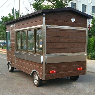 Cute Electric Mobile Pizza Food Truck With Equipment Ideal for Manufacturing Plants