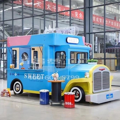 Food Beverage Super Performance Mobile Food Cart with Low Investment and Water System