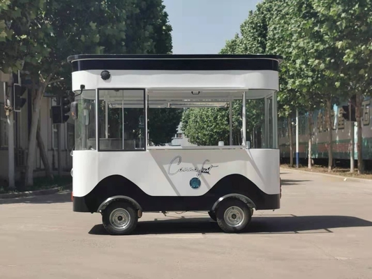 Variety Specifications Mobile Fast Food Truck with Custom Black Milk Raw Material