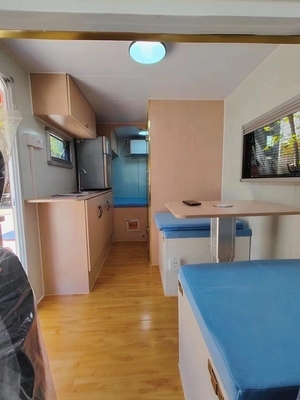 Customizable Multi-functional Stainless Steel Mobile Food Van for Making Pizza on the Go