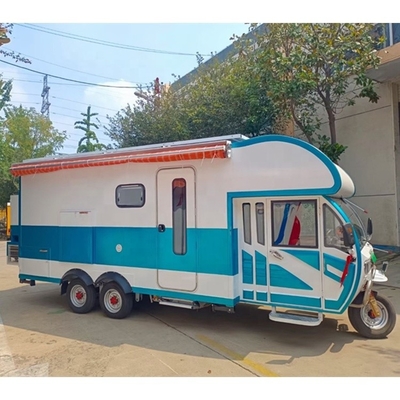 Customizable Multi-functional Stainless Steel Mobile Food Van for Making Pizza on the Go
