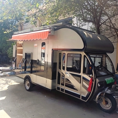 Customizable Multi-functional Stainless Steel Mobile Food Van for Making Pizza on the Go