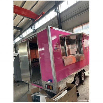Automatic Corn Raw Material Small Investment Food Vending Trailer with Low Investment