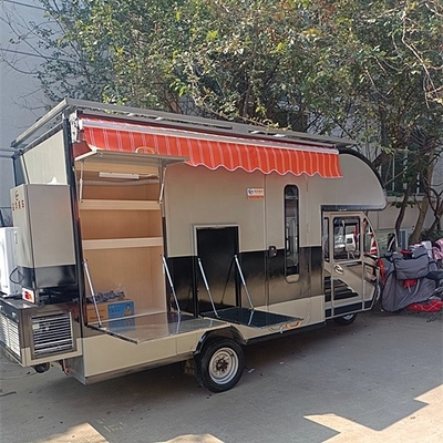 Design Manufacture Commercial Barbecue Mobile Pizza Food Cart with Ali Trade Assurance