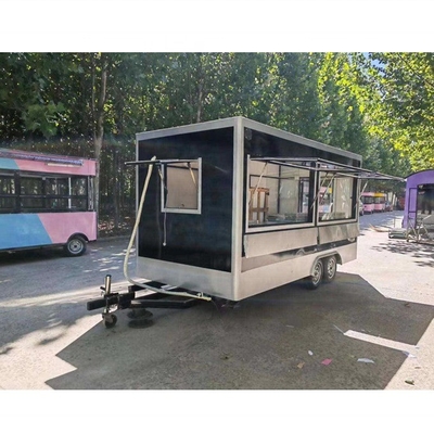 Stainless Steel Semi-Trailer for Mobile Food Trailer/Food Truck 2022 CE Approved