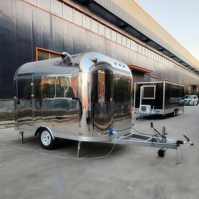 Food Trailers for Mobile Pizza Cart Full Kitchen and Cold Drink Function Included