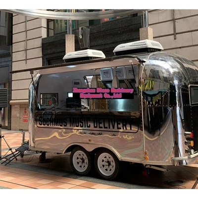 110V/220V/380V Voltage Small USA Standard Concession Mobile Food Trailer with Materials