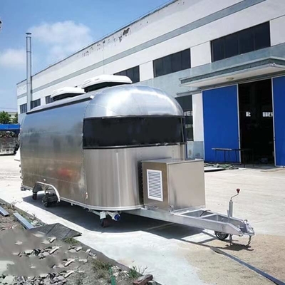 110V/220V/380V Voltage Small USA Standard Concession Mobile Food Trailer with Materials