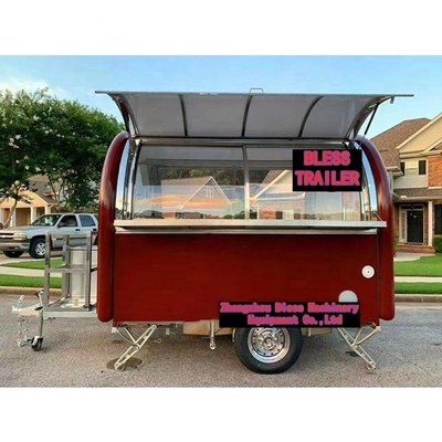 3 Wheels Food Trailer Low Budget Machinery Function for Making Food on the Move