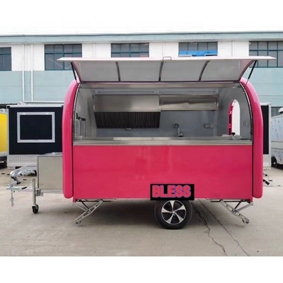 3 Wheels Food Trailer Low Budget Machinery Function for Making Food on the Move