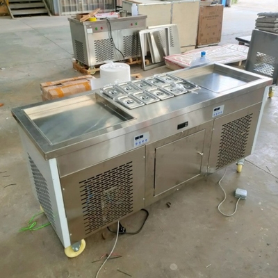 Elegant Appearance Electric Fried Yogurt Rolled Ice Cream Roll with Automatic Function