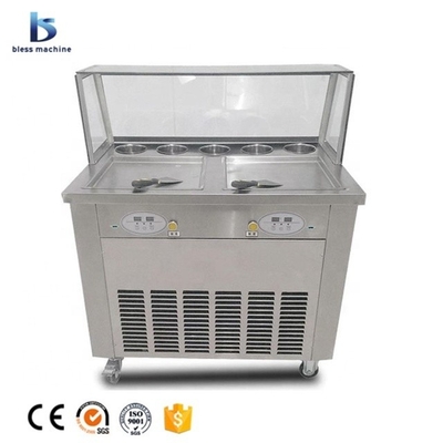Elegant Appearance Electric Fried Yogurt Rolled Ice Cream Roll with Automatic Function