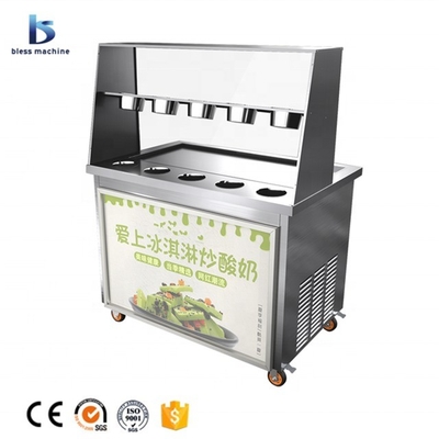 Elegant Appearance Electric Fried Yogurt Rolled Ice Cream Roll with Automatic Function