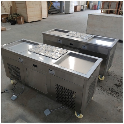Elegant Appearance Electric Fried Yogurt Rolled Ice Cream Roll with Automatic Function