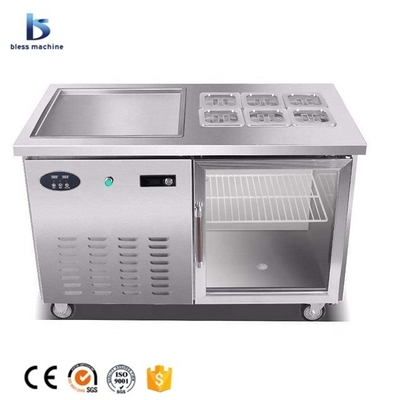 Thailand Mobile Food Cart with Frozen Yogurt Machine and Automatic Defrost Function