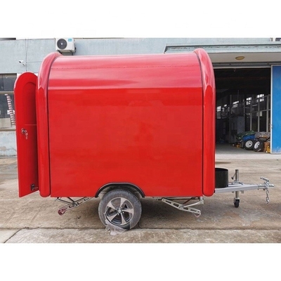 Food Trucks Mobile Solar Trailer with Stainless Steel and Painted Galvanized Sheet