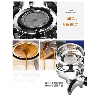 Super Performance Stainless Steel Coffee Machine with Low Investment and 3000w Power