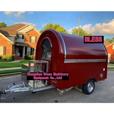 Mobile Food Trailer Equipped with L420cm*W180cm*H230cm Air Conditioner 10% Discount