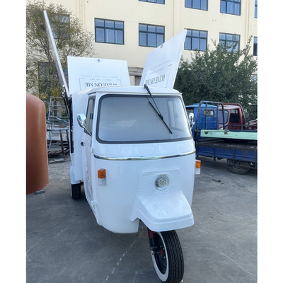 110v/220v Three Wheels Electric Tricycle Snack Food Truck for Mobile Vending